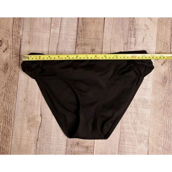 Mossimo Pink Black Halter Padded Bikini Swimsuit LARGE Swimwear Beach Retro‎ - Picture 10 of 13